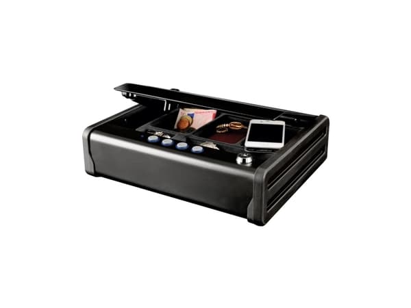 MASTER LOCK MLD08E, Musta, Yhdistelmälukko, Avain, 2,3 L, Ruostumaton teräs, Seinä, Akku