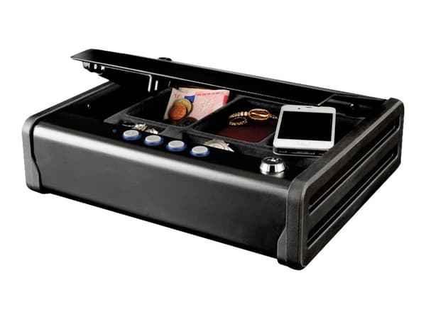 MASTER LOCK MLD08E, Musta, Yhdistelmälukko, Avain, 2,3 L, Ruostumaton teräs, Seinä, Akku