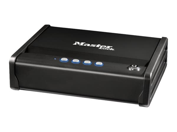 MASTER LOCK MLD08E, Musta, Yhdistelmälukko, Avain, 2,3 L, Ruostumaton teräs, Seinä, Akku