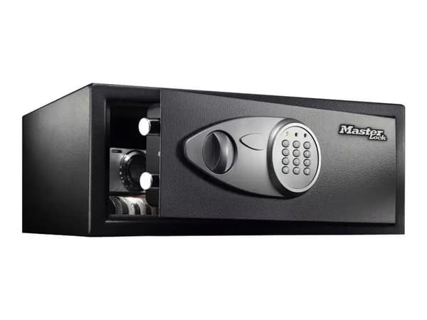 Master Lock Large No. X075ML - Pengeskap - solid stål - grå, svart