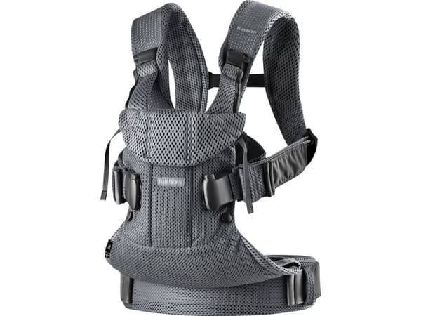 BabyBjorn 098013, Vauvan pehmeä kantoreppu, Poika/tyttö, 15 kg, Antrasiitti, Puuvilla, Polyesteri