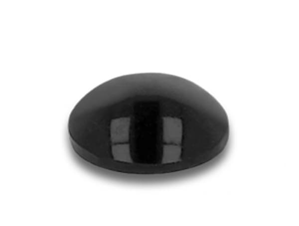 DeLOCK 18306, Musta, Kestomuovinen elastomeeri, Pyöreä, 5 mm, 2 mm, 100 kpl
