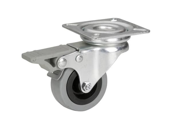 Dörner + Helmer 771100C, Svart, Grå, Metallisk, 35 kg, Gummi, 1 styck, Kullager, 5 cm
