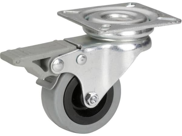 Dörner + Helmer 771100C, Svart, Grå, Metallisk, 35 kg, Gummi, 1 styck, Kullager, 5 cm