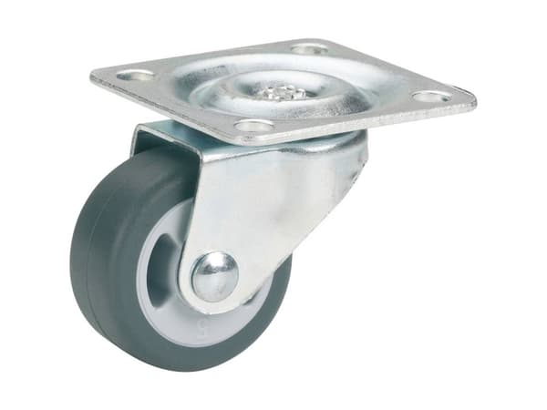 Dörner + Helmer 790130C, Harmaa, Metallinen, 35 kg, Muovi, 1 kpl, Liukulaakeri, 3,6 cm