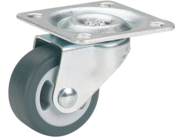 Dörner + Helmer 790130C, Harmaa, Metallinen, 35 kg, Muovi, 1 kpl, Liukulaakeri, 3,6 cm