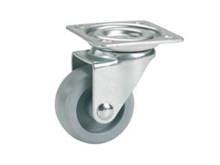 Dörner + Helmer 790130C, Harmaa, Metallinen, 35 kg, Muovi, 1 kpl, Liukulaakeri, 3,6 cm