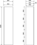 Miniatyrbild 3 av 4: Cersanit S929-019 MODUO 40 GRAY POST ZMONT // MODUL CERAMIC-POST-40-GRAY
