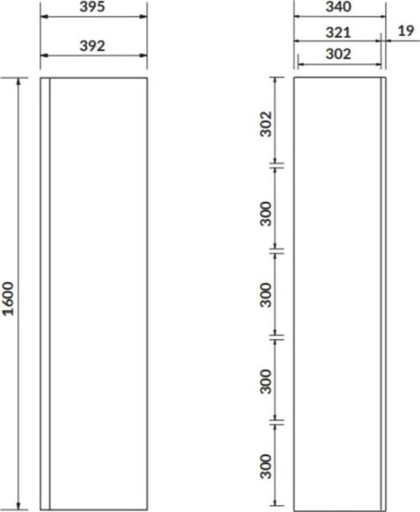 Cersanit S929-019 MODUO 40 GRAY POST ZMONT // MODUL CERAMIC-POST-40-GRAY