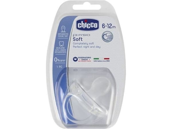 Chicco 105644002, Yöimetin, ortodonttinen, silikonia, yöimetin, silikoni