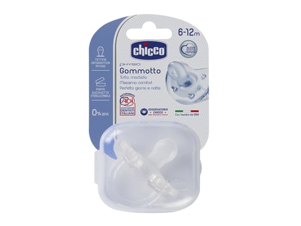 Chicco 105644002, Yöimetin, ortodonttinen, silikonia, yöimetin, silikoni