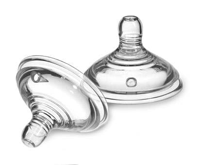 Tommee Tippee Easi-Vent Sauger, Rund, Långsamt flöde, 2 styck