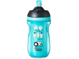 Tommee Tippee Active Straw, Kopp med sugerør, Blå, Plast, 260 ml