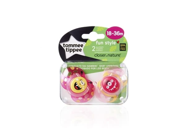 Tommee Tippee Fun Style, Klassisk stil, Ortodontisk, Silikon