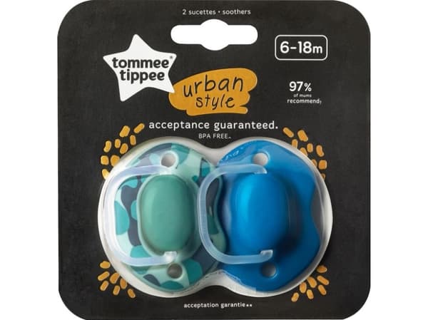 Tommee Tippee Urban poika tutti 6-18 kk 2 kpl (43342060)
