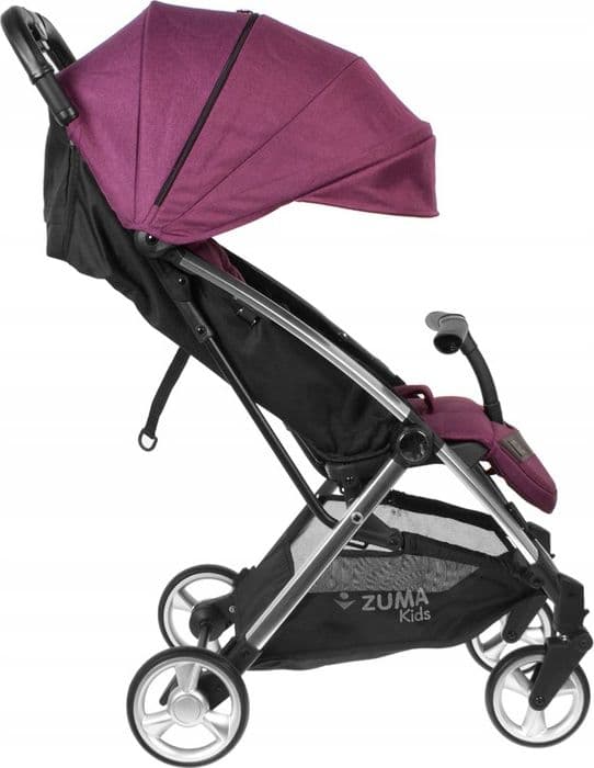 ZUMA KIDS Moon barnevogn, lilla og svart