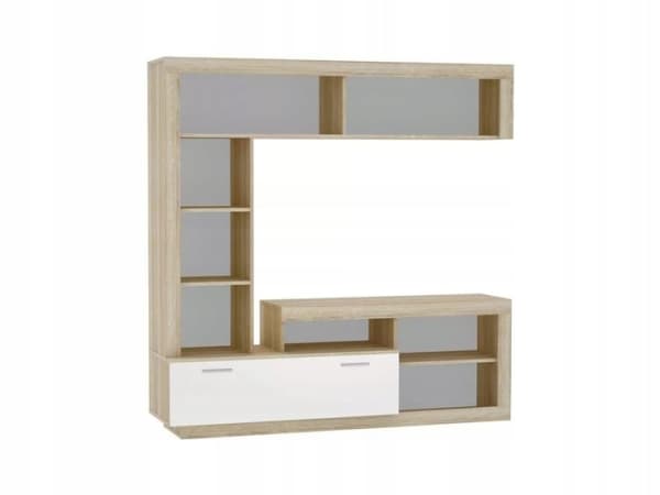 Tuckano 5901443114550, Förvaringskombination, Väggmonterad, Skåp mot vägg, 8 galler, 1 dörr/dörrar, Ek