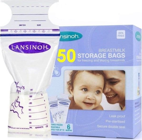 Lansinoh Folicot-maitopussit 50x180ml