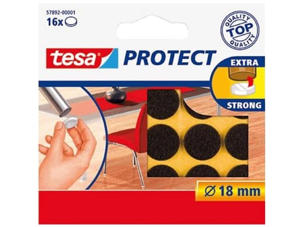 Tesa - Dobbelsidig tape 50 m - hvit (en pakke 12)