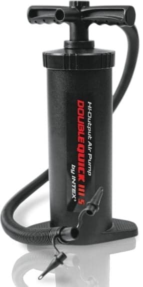 PUMPE INTEX DOUBLE QUICK HÅNDPUMPE
