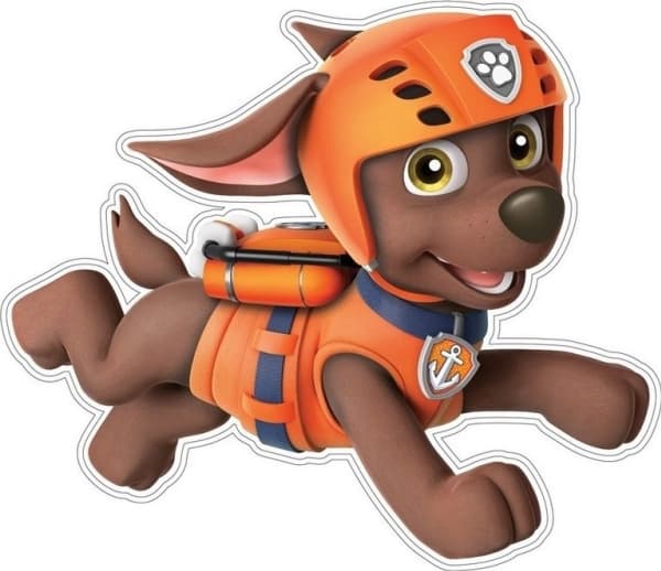 Nickelodeon Paw Patrol veggdekorasjon - Zuma