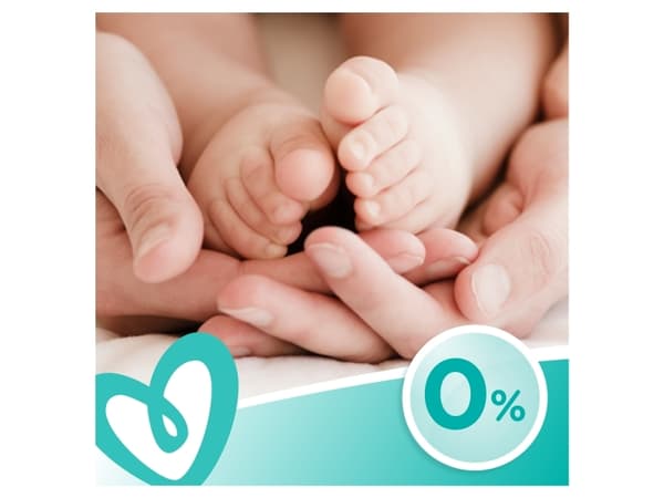 Pampers Sensitive Vådservietter til baby - Dermatologisk testet, Allergivenlig, Neutral pH, Parfumefri