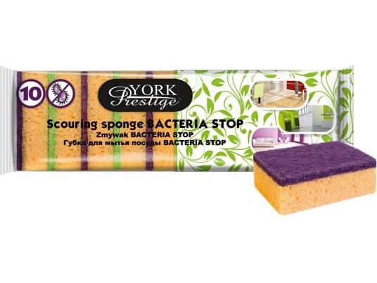 York Zmywak BACTERIA STOP 10szt YORK PRESTIGE