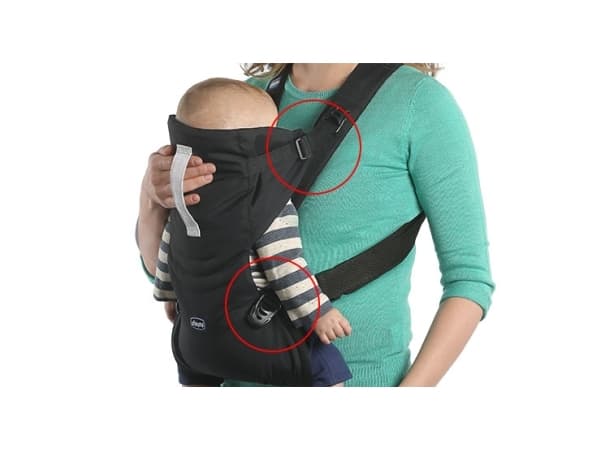 Chicco EasyFit, Hoftesete, 9 kg, Sort