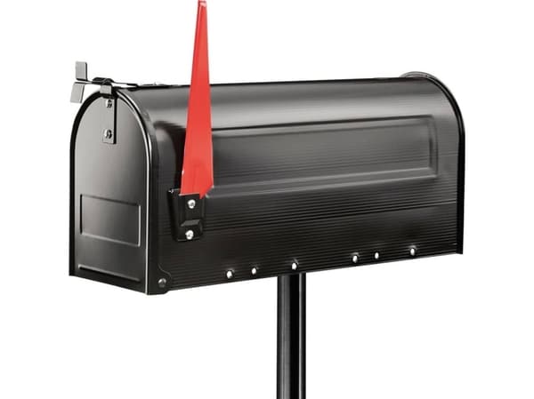 Burg Wächter 18610 US-BOX 891 S Postkasse Stålplade Sort