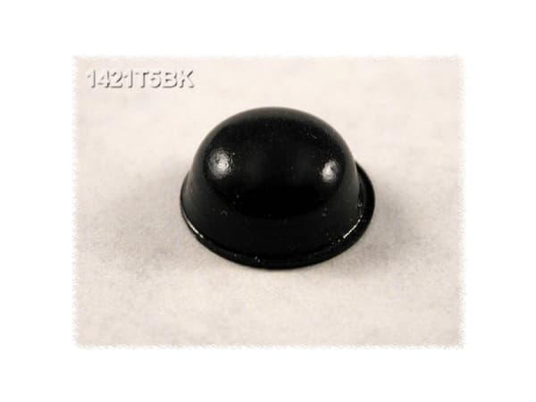 Hammond Electronics 1421T5BK Chassifot självhäftande, rund svart (Ø x H) 11,1 mm x 5 mm 24 st