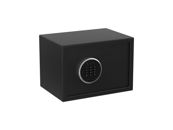 BASI EMT 250, Vapaasti seisova kassakaappi, Musta, Koodi, Elektroninen, Terästä, Akku, AA