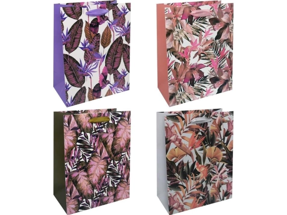 Incood Gift bag 18x23 vintage flowers