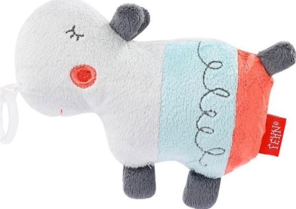 Baby Fehn maskot rangle. Stille under