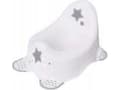 Miniatyrbilde 2 av 2: keeeper kids babypotte Adam "Stars", hvit med trykk med gummierte føtter, materiale: PP, - 1 stk (1864851919600)