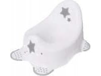 keeeper kids babypotte Adam "Stars", hvit med trykk med gummierte føtter, materiale: PP, - 1 stk (1864851919600)