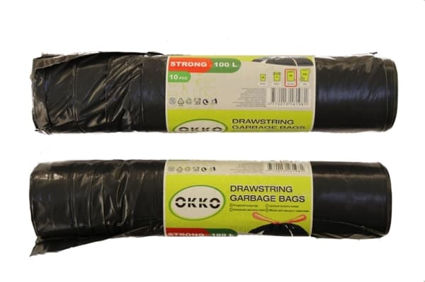Garbage Bags Okko Strong Ds 100L 10Pcs