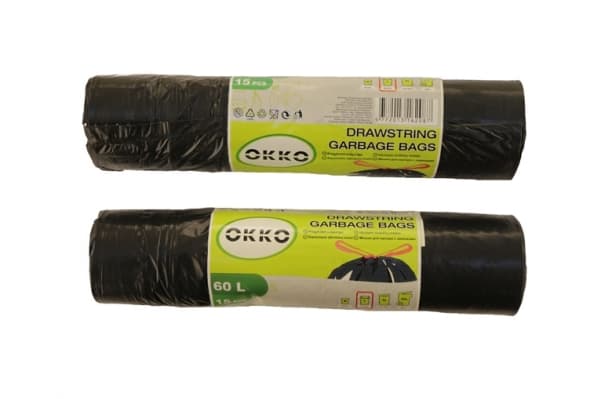 Garbage Bags Okko Ds 60L 15Pcs