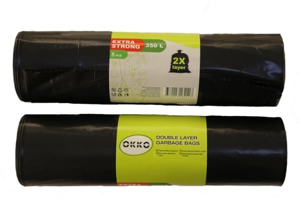 Garbage Bags Okko 2Layer 350L 5Pcs