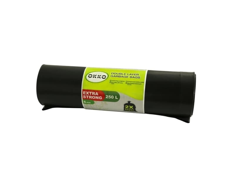 Garbage Bags Okko 2Layer 250L 5Pcs