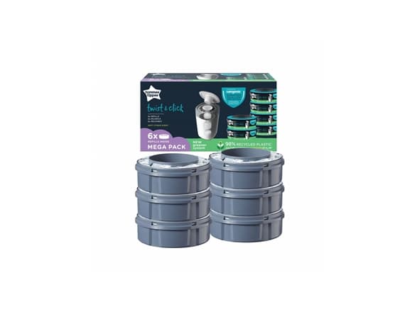 Tommee Tippee Twist & Click Refill - 6 stk.