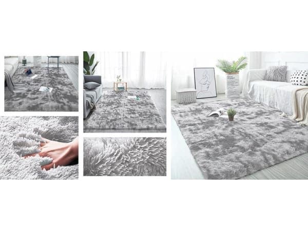 Strado Carpet Ombre Shaggy Strado 200x250 OmbreSilver (Light Gray) universal