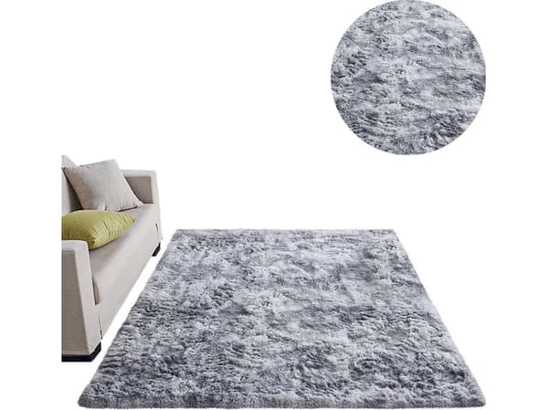 Strado Carpet Ombre Shaggy Strado 200x250 OmbreSilver (Light Gray) universal