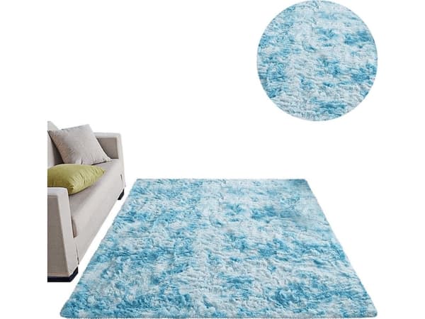 Strado Teppe Ombre Shaggy Strado 120x170 OmbreBlue (Lyseblå) universal