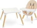 Miniatyrbild 1 av 5: Caretero Tuva matstol beige (TERO-7707)