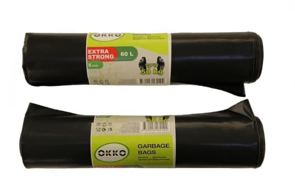 Garbage Bags Okko 60L 5Pcs 145My