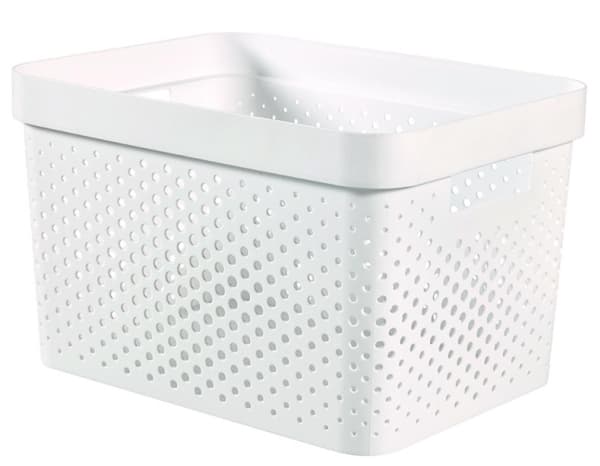 Curver Garderob Organiser Korg Genombruten Behållare Vit 17l CURVER universal