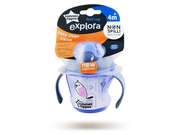 Tommee Tippee First Sippee Cup, Dryckesmugg, 4 månad (er), Lila, Plast, Pojke/flicka, 150 ml