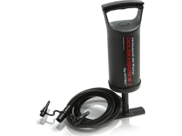 PUMPE INTEX DOUBLE QUICK HÅNDPUMPE