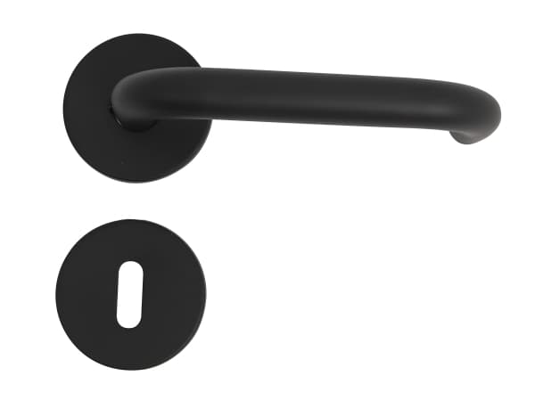 Home>it® dørgreb med U-greb 16 mm matsort