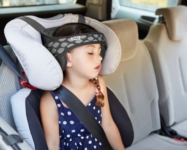 NapUp Headband supporting the car seat - gray